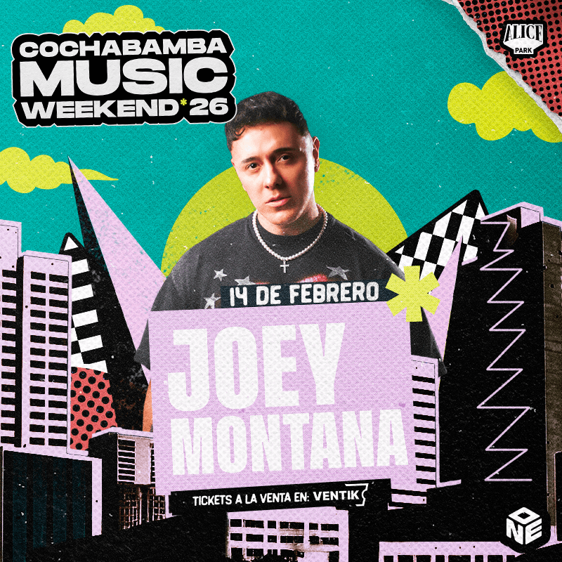 Cochabamba Music Weekend DIA 2 JOEY MONTANA image}